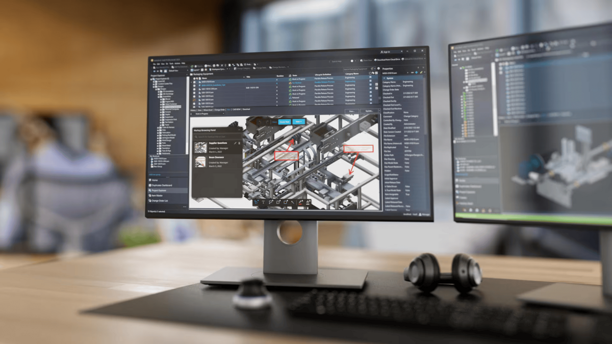 Die Lösung für Product Lifecycle Management (PLM) vernetzt relevante Abläufe und Abteilungen. Dadurch werden Prozesse straffer, Zeitaufwände kürzer und Kosten tiefer.